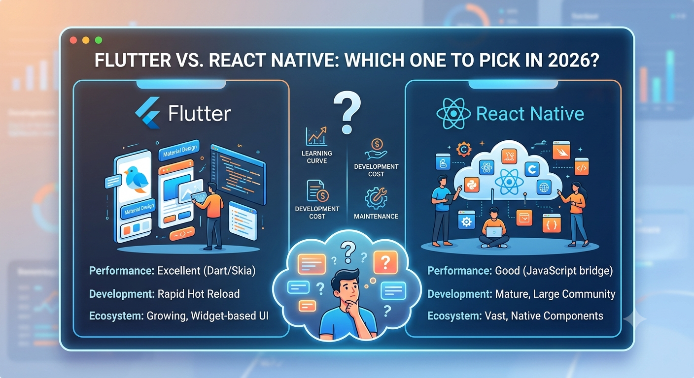 Flutter vs React Native: Which One to Pick in 2026